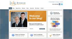 Desktop Screenshot of breesedentalcareblog.com